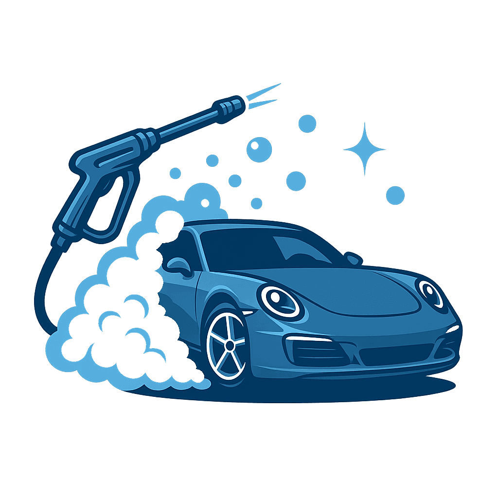 RW Car cleaning Logo Transparent